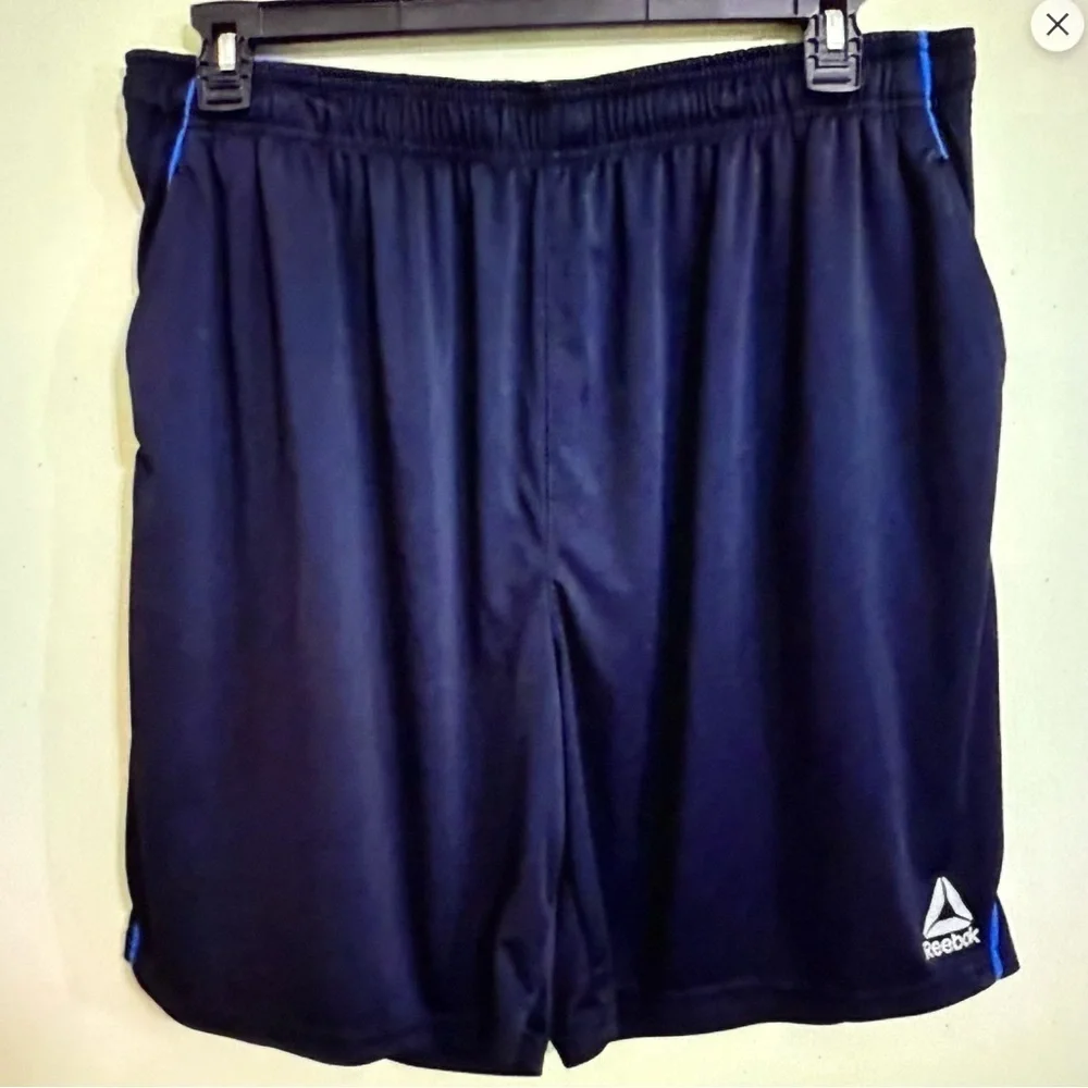 Reebok Black Athletic Shorts Performance moisture, wicking fabric XXL